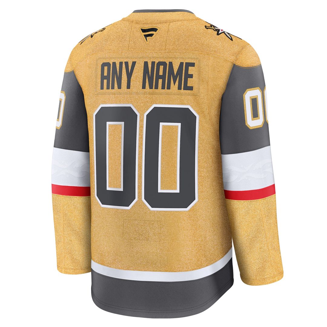 Vegas Golden Knights Fanatics Away Premium Custom Jersey - White