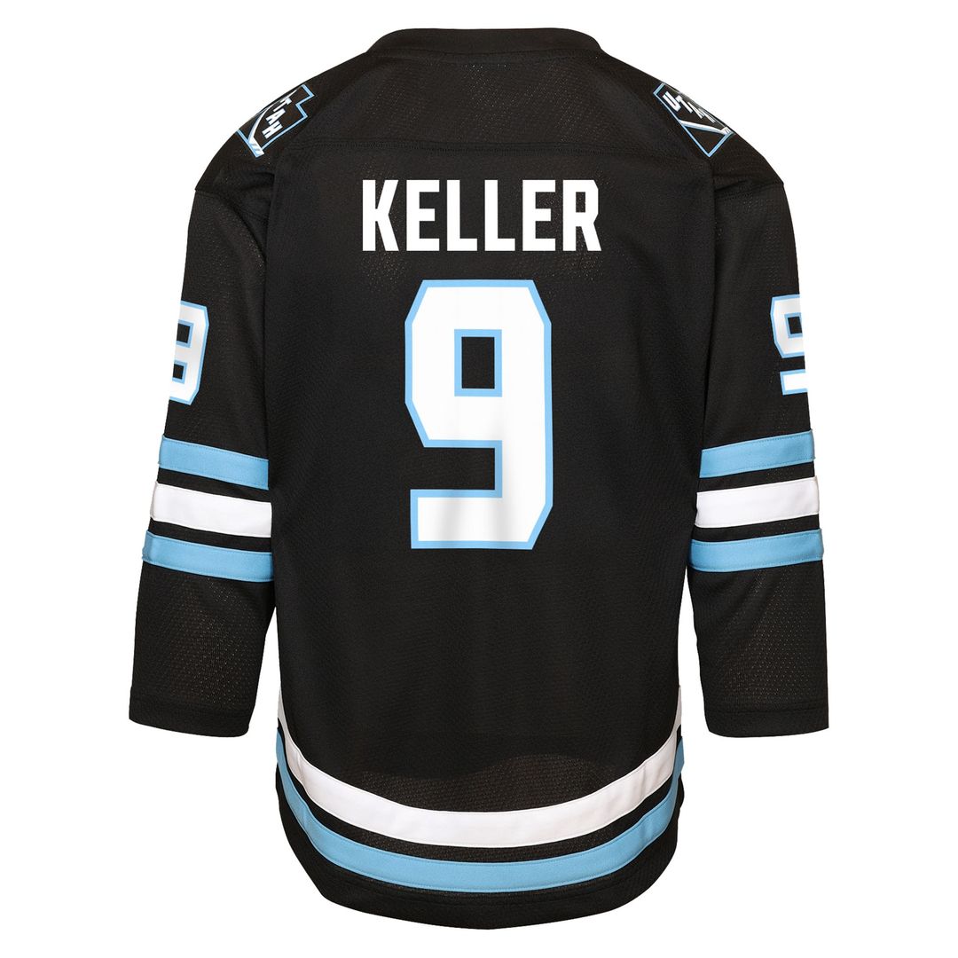 Clayton Keller Utah Mammoth Youth Home Replica Player Jersey - Black