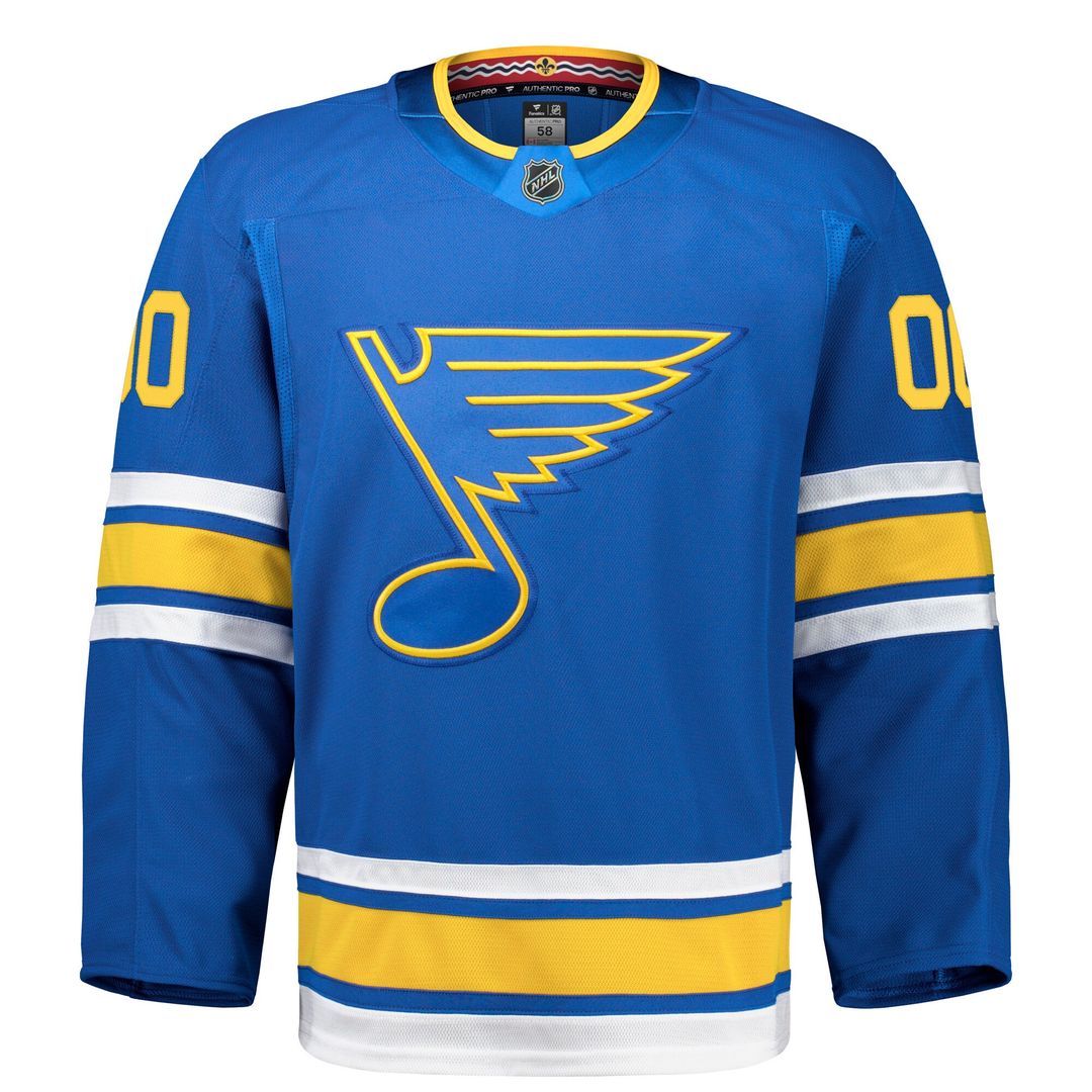 St. Louis Blues Fanatics Away Authentic Pro Custom Jersey - White