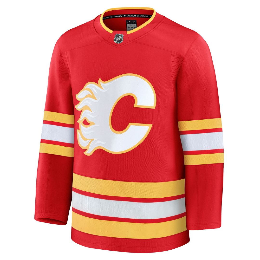 Calgary Flames Fanatics Away Premium Jersey - White