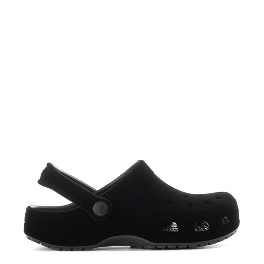 Crocs Youth Classic Velvet Clog - Black