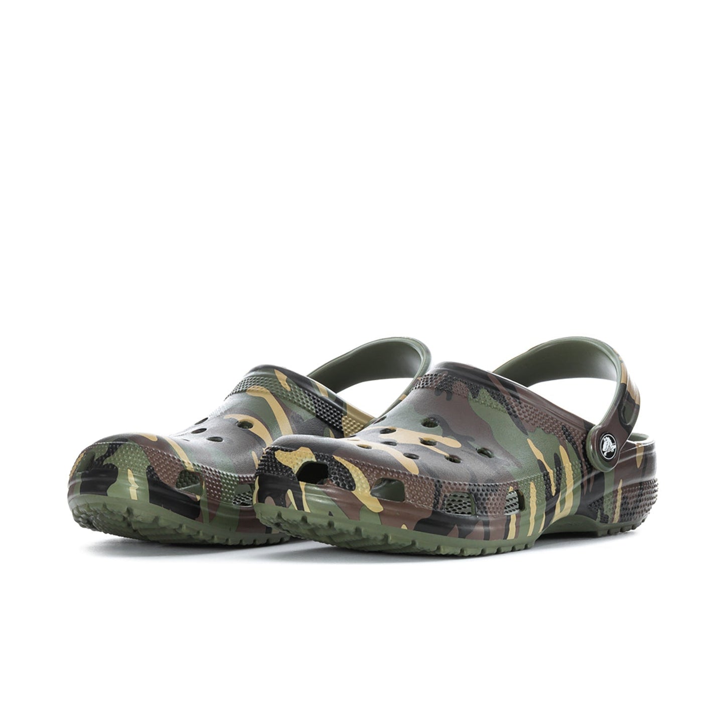 Crocs Men's Camo Classic Clog - Army Green / Multi