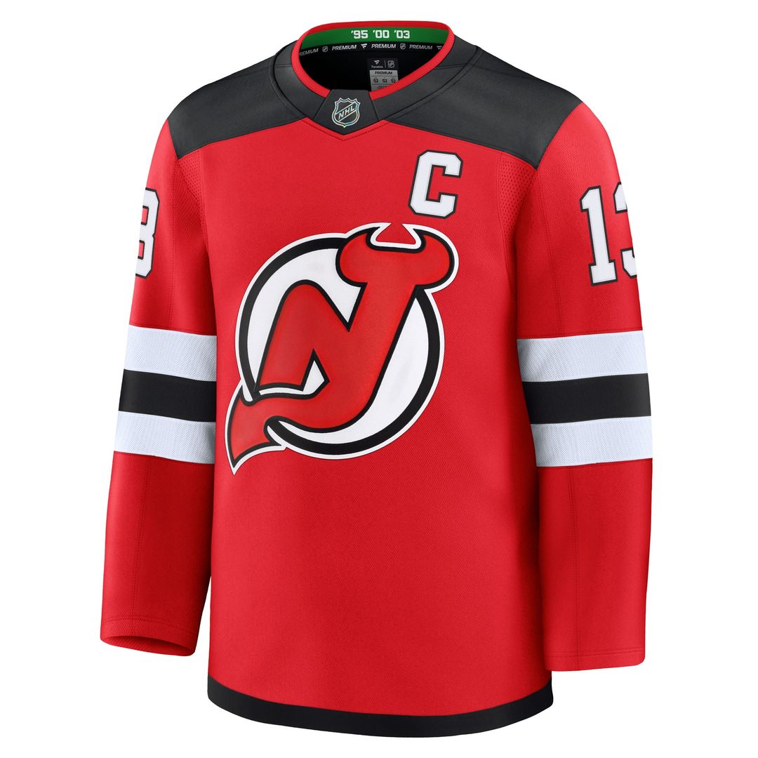 Nico Hischier New Jersey Devils Fanatics Home Premium Jersey - Red