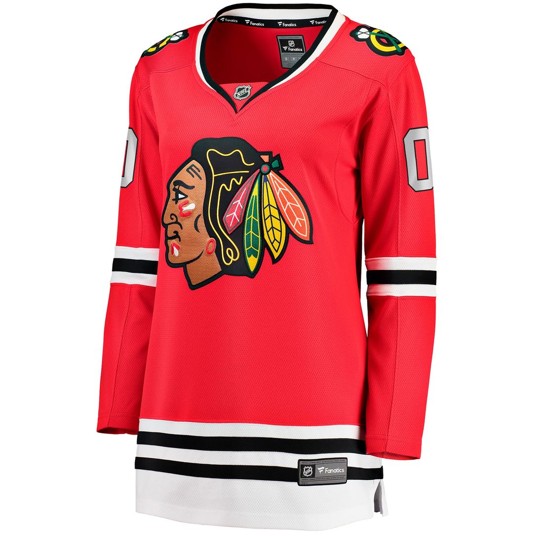 Chicago Blackhawks Fanatics Women's Home Breakaway Custom Jersey - Red