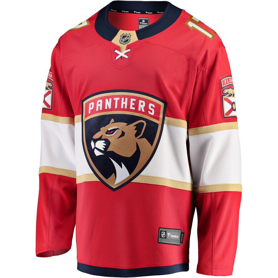 Evan Rodrigues Florida Panthers Fanatics Home Breakaway Jersey - Red