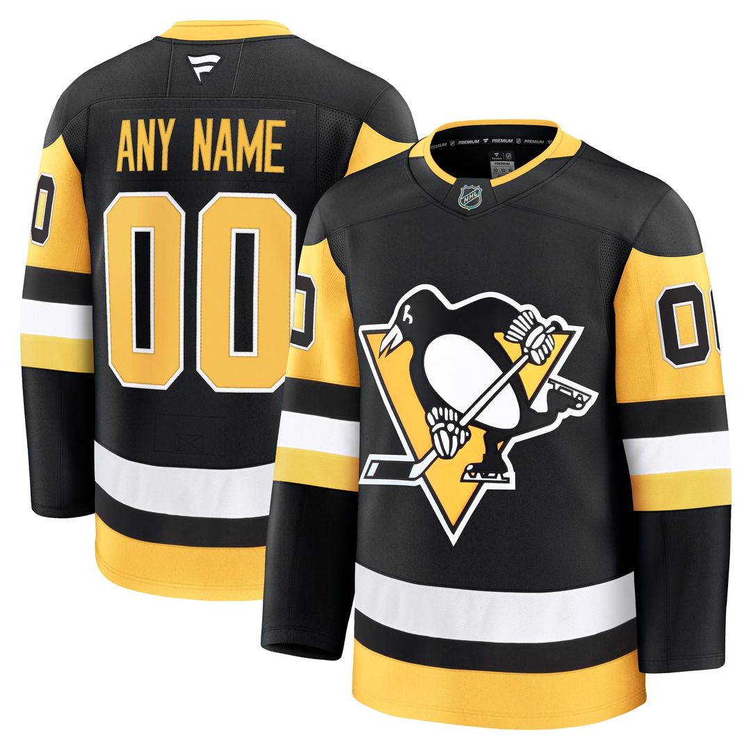 Pittsburgh Penguins Fanatics Away Premium Custom Jersey - White