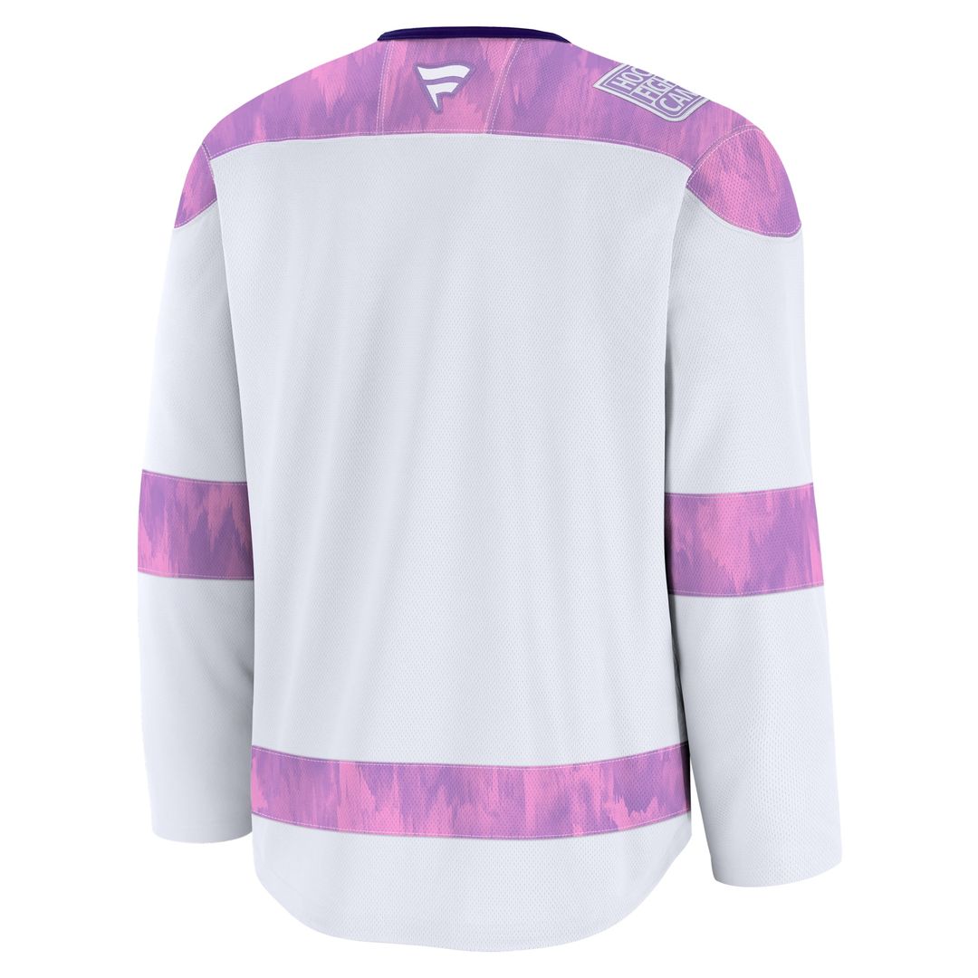 New York Rangers Fanatics 2024 Hockey Fights Cancer Practice Jersey - White