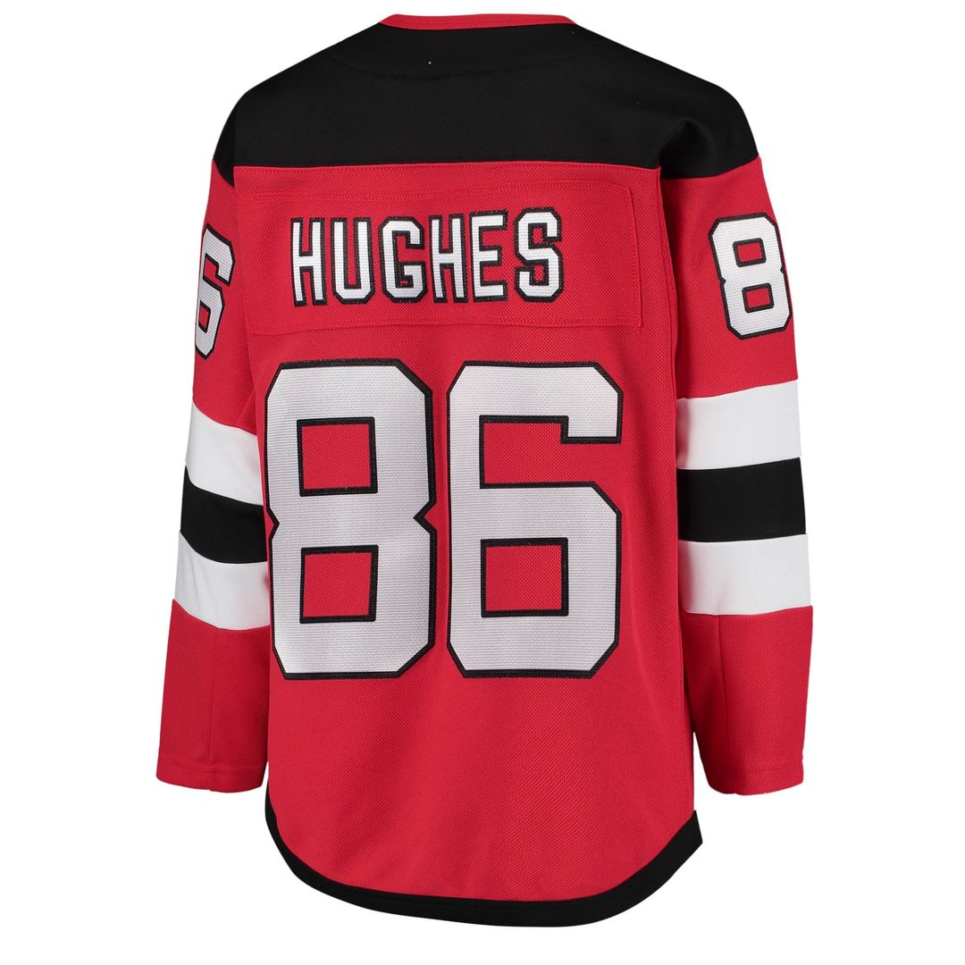 Jack Hughes New Jersey Devils Youth Alternate Premier Player Jersey - Black