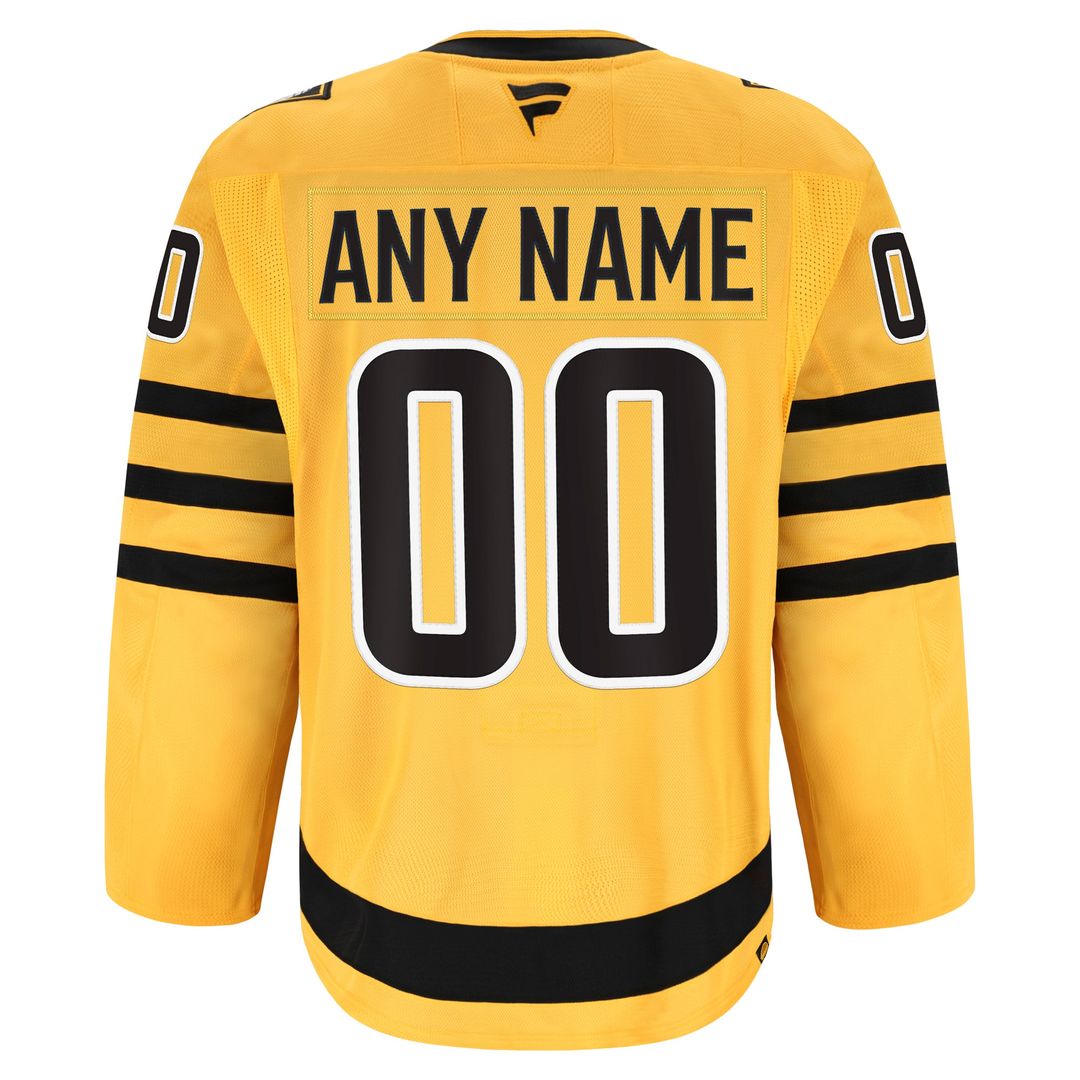 Pittsburgh Penguins Fanatics Alternate Authentic Pro Custom Jersey - Gold