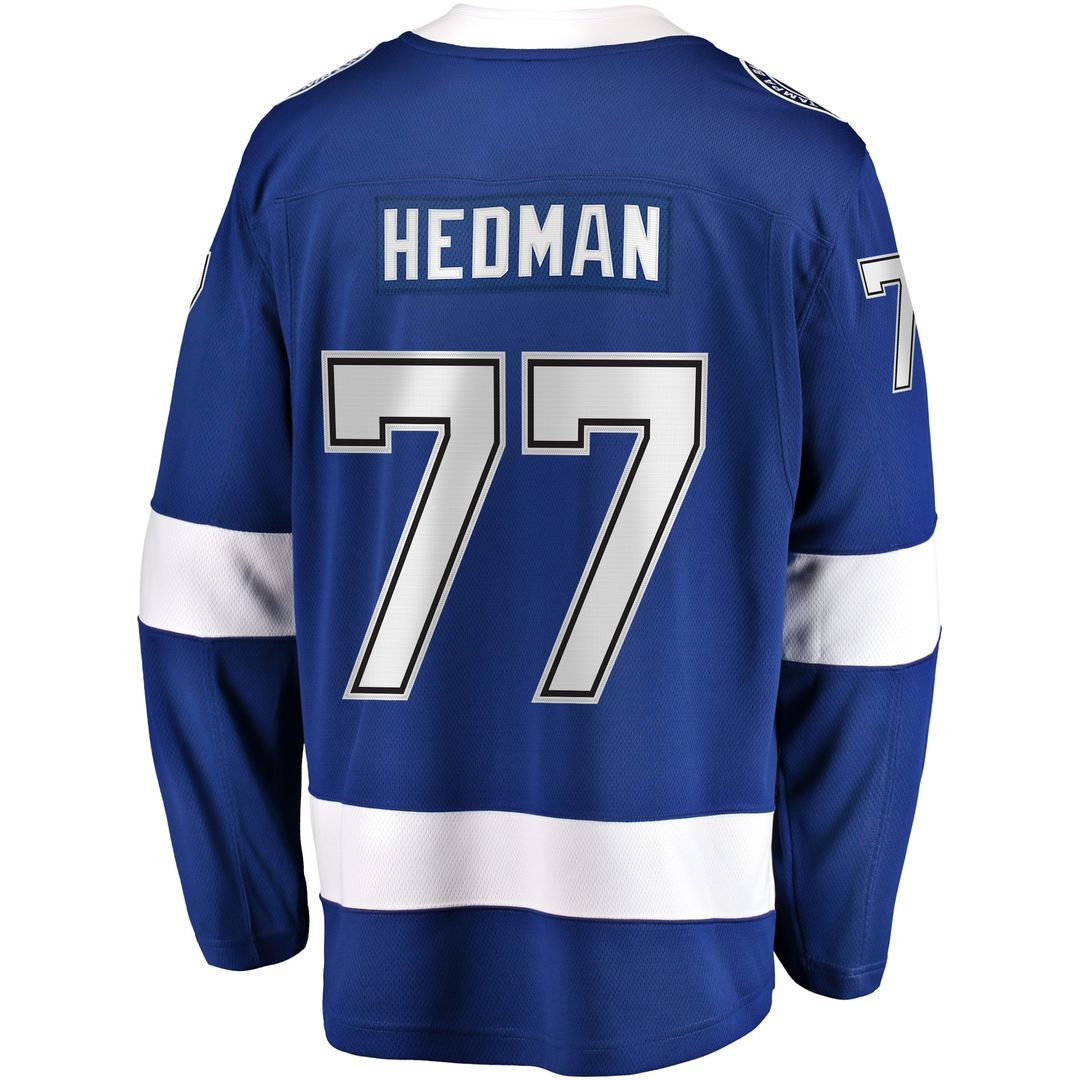Victor Hedman Tampa Bay Lightning Fanatics  Breakaway Jersey - Blue