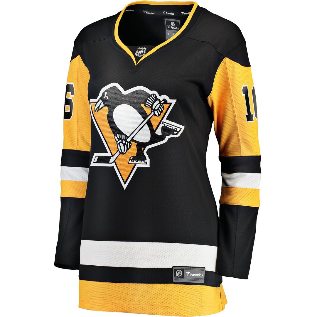 Justin Brazeau Pittsburgh Penguins Fanatics Women's Home Breakaway Jersey - Black