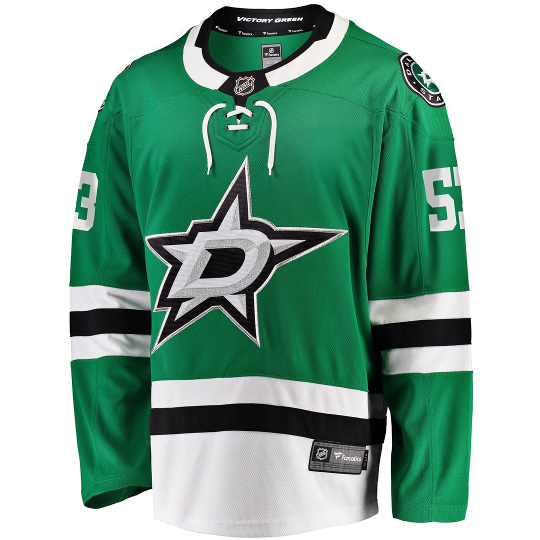 Wyatt Johnston Dallas Stars Fanatics Home Breakaway Player Jersey - Kelly Green