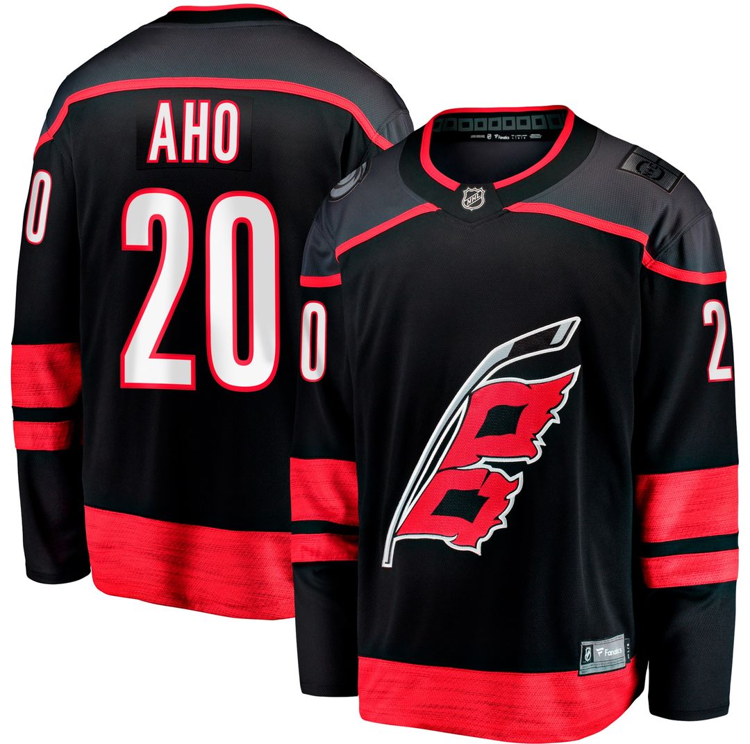 Sebastian Aho Carolina Hurricanes Fanatics Alternate Breakaway Player Jersey - Red