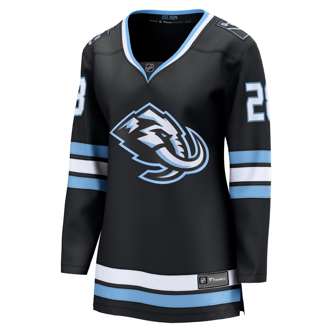 Ian Cole Utah Mammoth Fanatics Women's Home Breakaway Player Jersey - Black