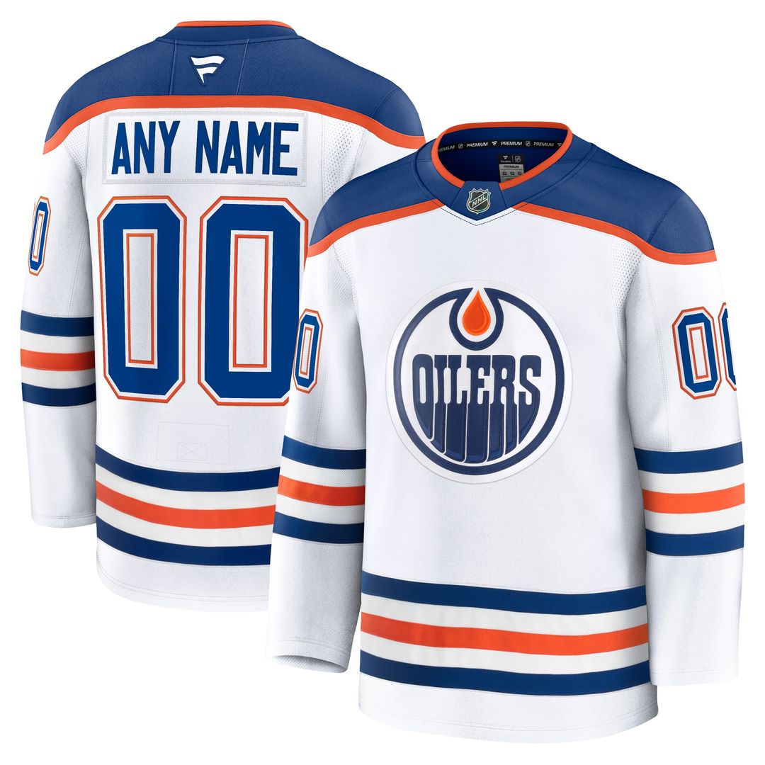 Edmonton Oilers Fanatics Home Premium Custom Jersey - Royal